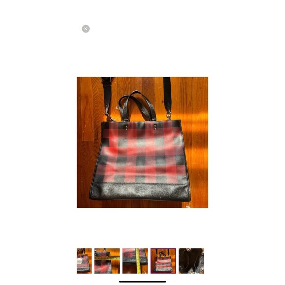 COACH BUFFALO EXTRA LARGE TOTE BAG - Picture 6 of 10